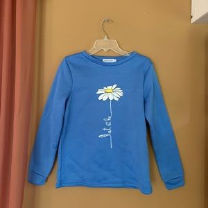 Misslook Daisy Let It Be Crewneck Sweatshirt S
